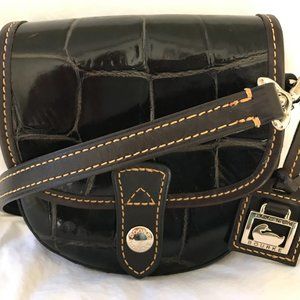 Dooney & Bourke Croco Mini Flap Crossbody
